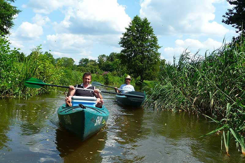 Mehrtagestouren mit dem Kanu durch den Spreewald